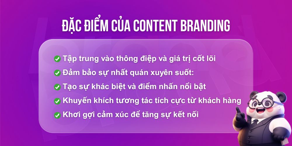 Một số đặc điểm của content thương hiệu