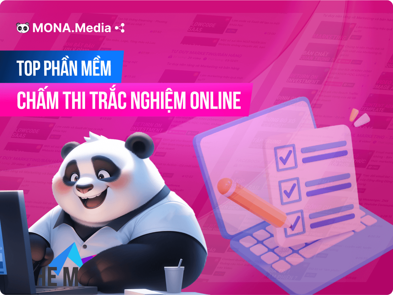 Top phần mềm chấm thi trắc nghiệm online