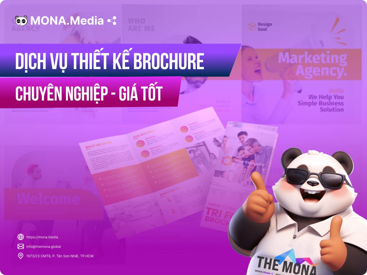 Báo giá dịch vụ thiết kế Brochure chuyên nghiệp, uy tín