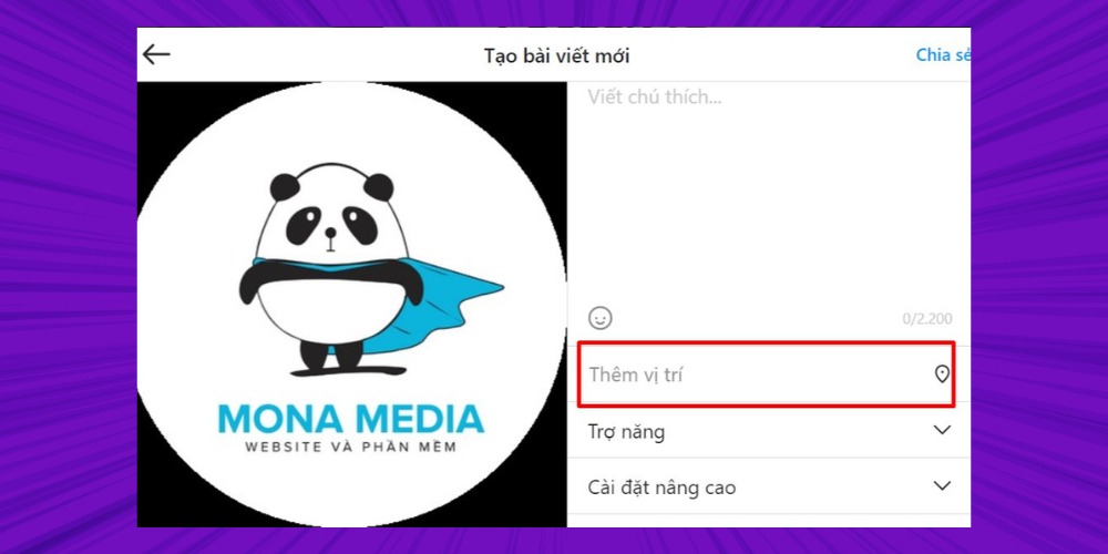 Nên gắn thẻ vị trí khi SEO Instagram