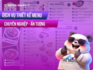 Báo giá dịch vụ thiết kế menu online đẹp, chuyên nghiệp