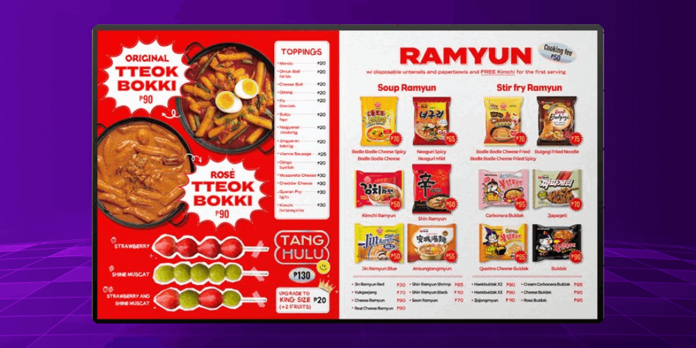 Tìm hiểu thiết kế menu là gì
