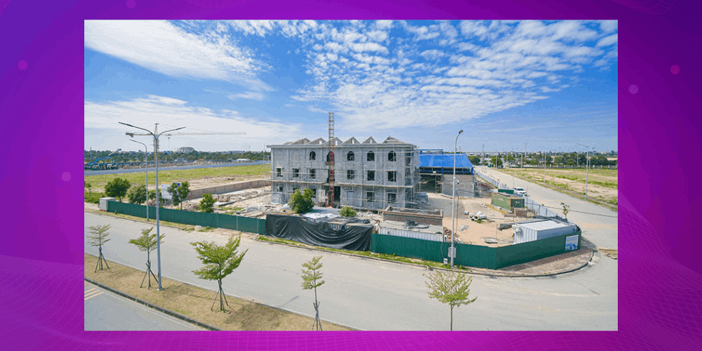 Quay timelapse tiến độ thi công bất động sản
