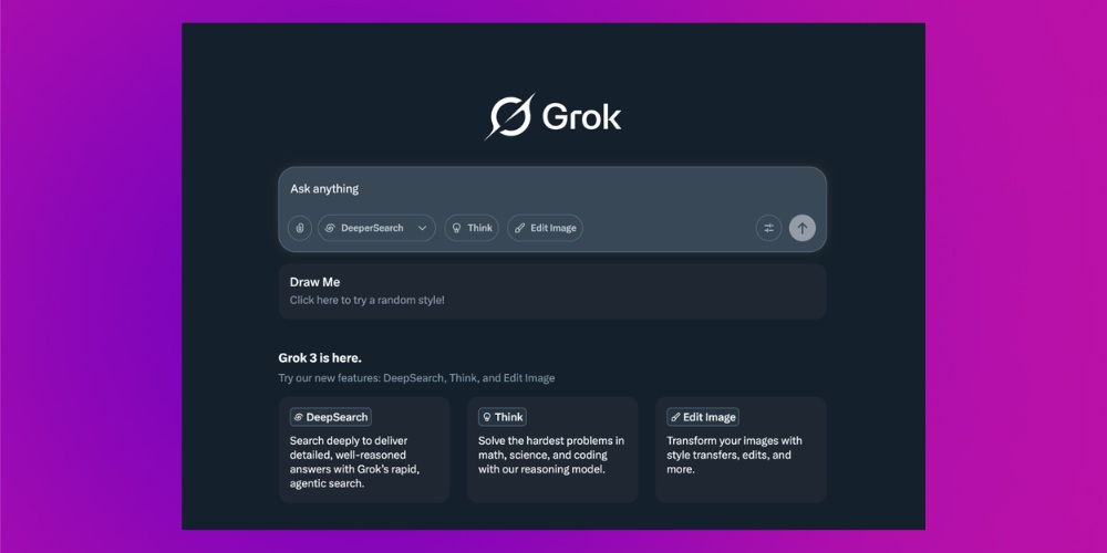Công cụ AI hỗ trợ tìm kiếm Grok
