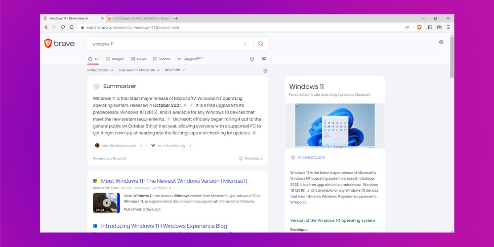 AI Search Engine Brave Search
