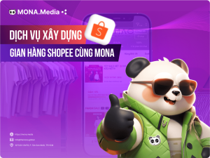 Dịch vụ xây dựng gian hàng Shopee đẹp, thiết kế chuẩn SEO