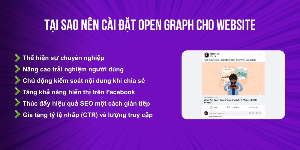 Lợi ích khi chèn Open Graph là gì