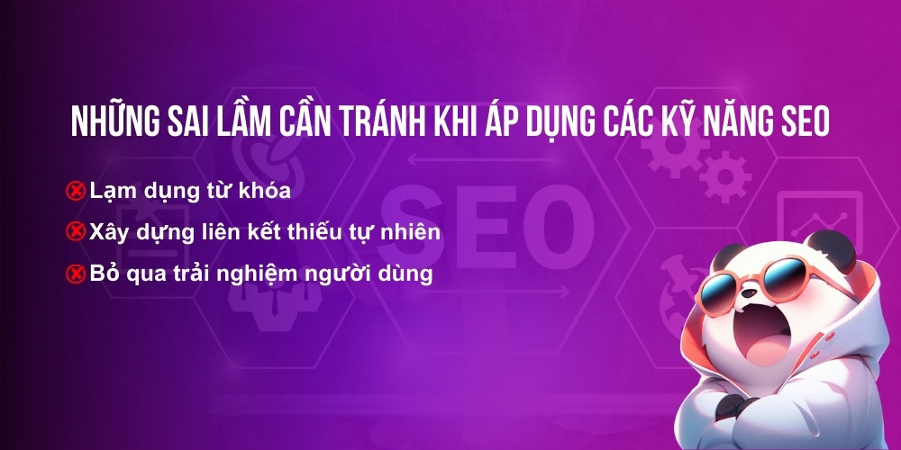 Những sai lầm cần tránh khi học kỹ năng SEO