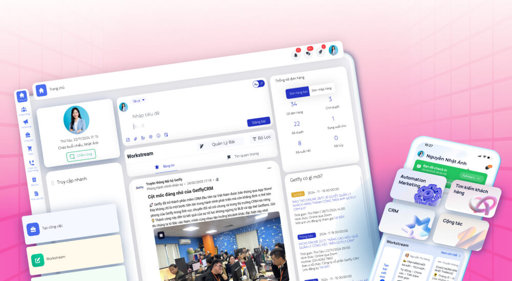 Phần mềm CRM cho giáo dục Getfly