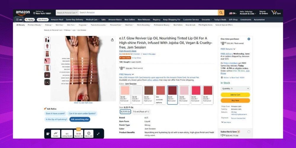 SEO hình ảnh trên Amazon