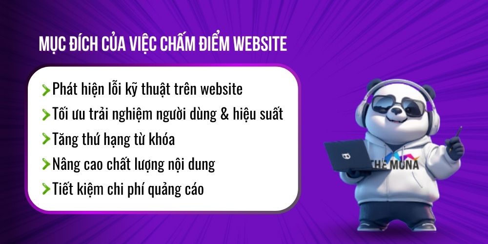 Mục đích của việc chấm điểm web Mục đích của việc chấm điểm web