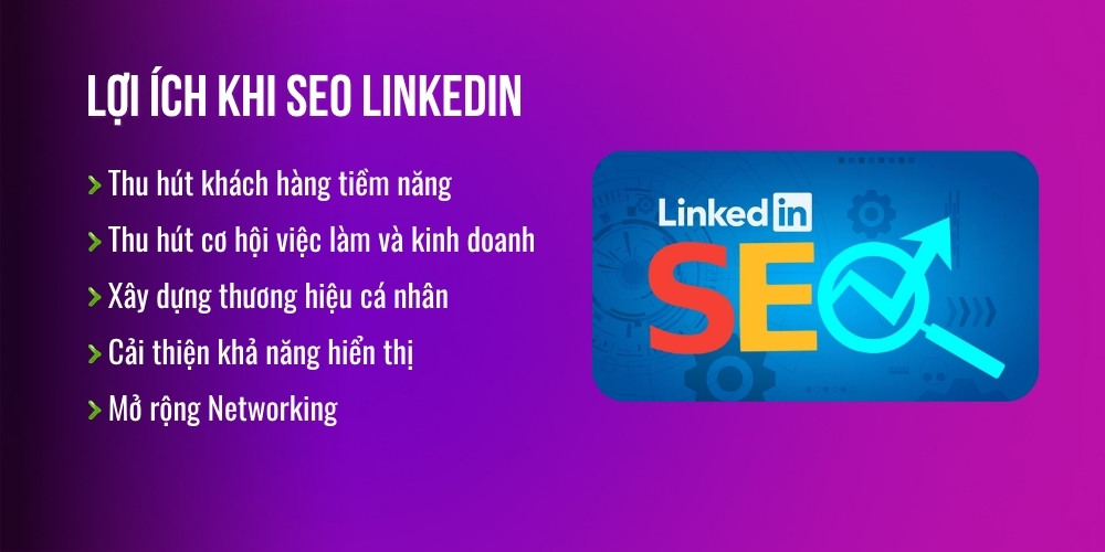 Lợi ích khi SEO trên Linkedin