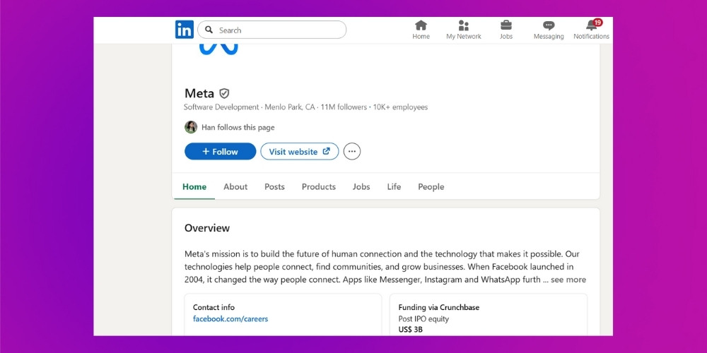 Tạo hồ sơ chứa từ khóa khi tối ưu Linkedin SEO