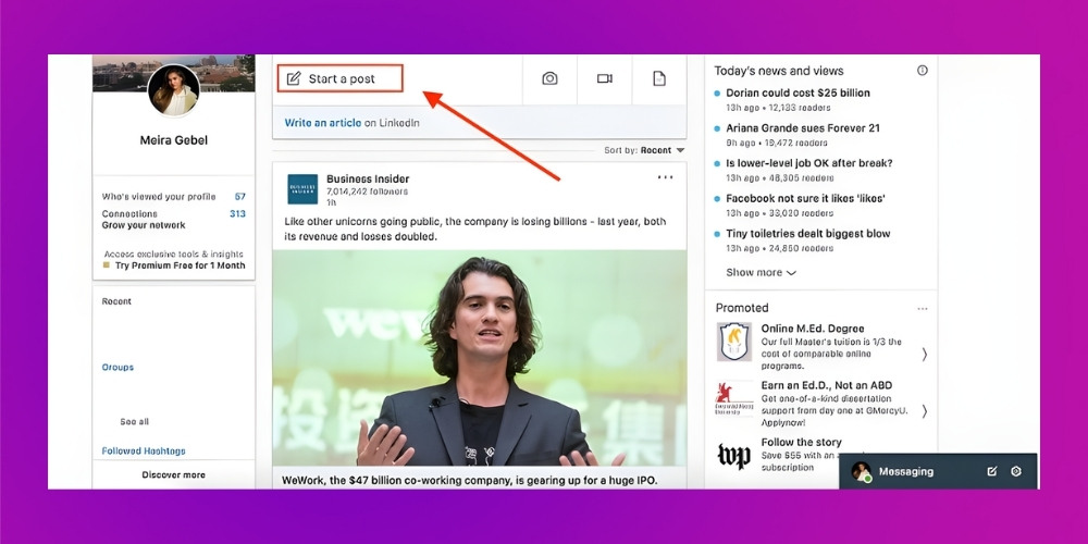 Thường xuyên đăng tải bài viết là cách SEO Linkedin lên top
