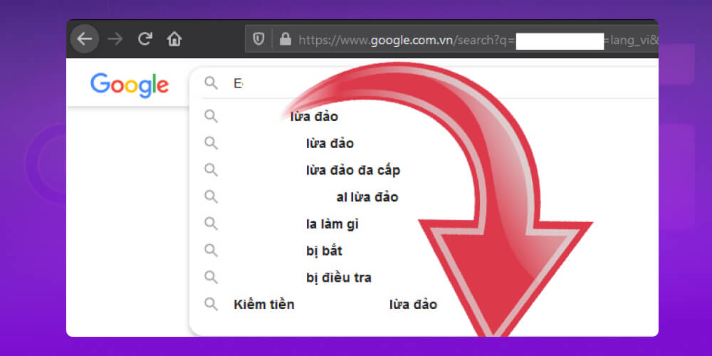 xử lý khủng hoảng Google Suggest