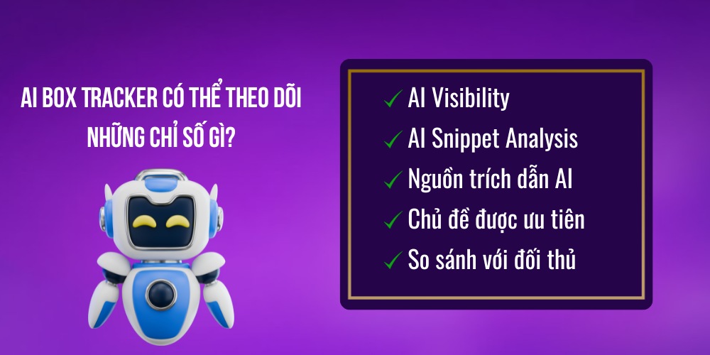 Những chỉ số mà AI Box Tracker có thể theo dõi