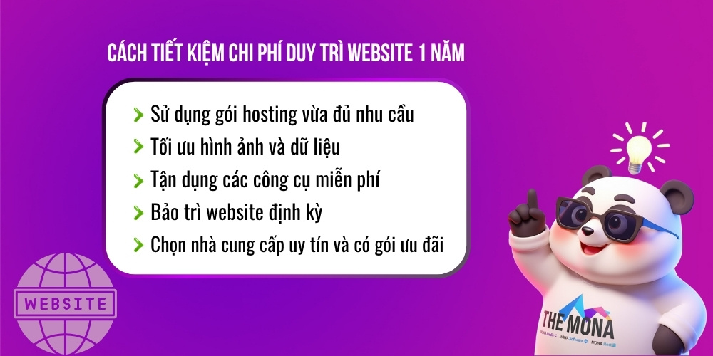 Cách tiết kiệm chi phí thiết kế và duy trì 1 website