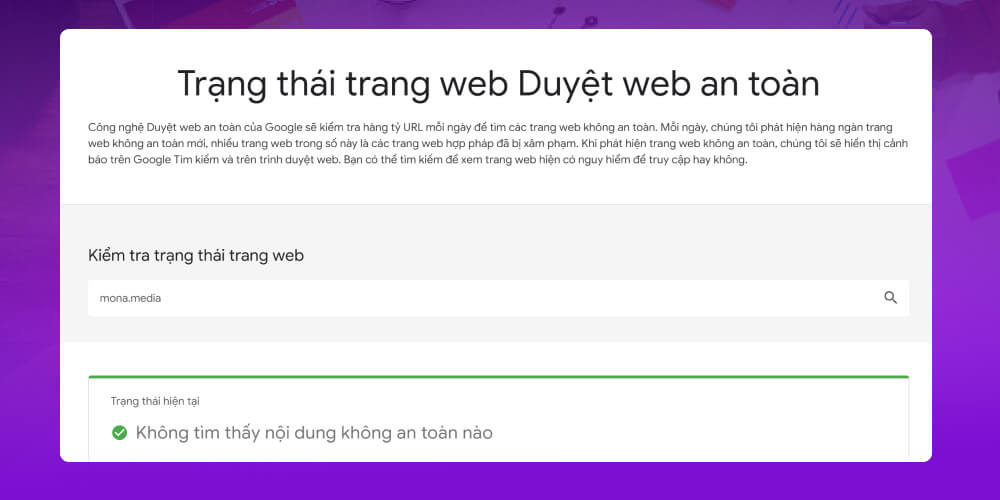 Check blacklist của Google