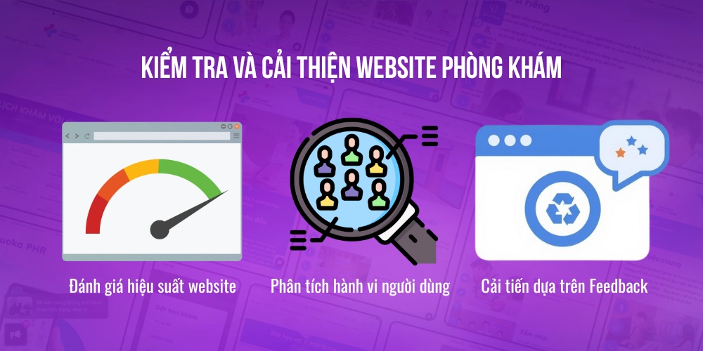 KIểm tra web sau khi thiết kế website phòng khám