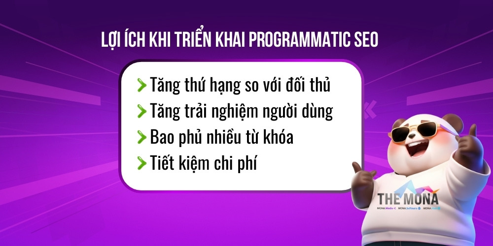 Lợi ích khi triển khai SEO Programmatic
