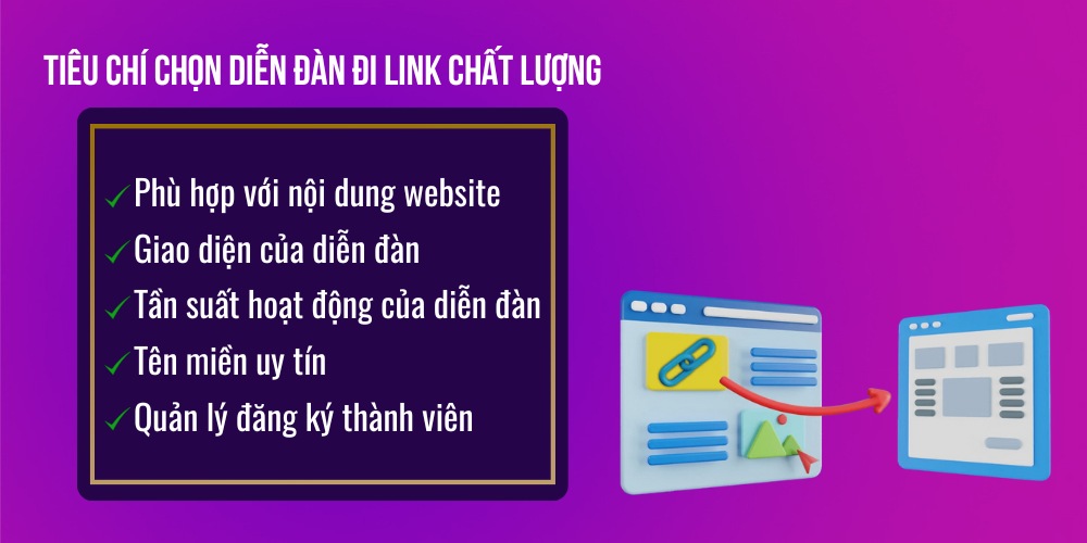 Tiêu chí chọn diễn đàn đi backlink