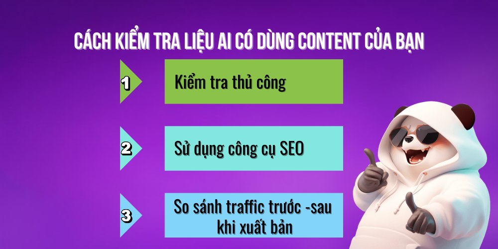 Cách kiểm tra liệu AI có dùng content của mình không