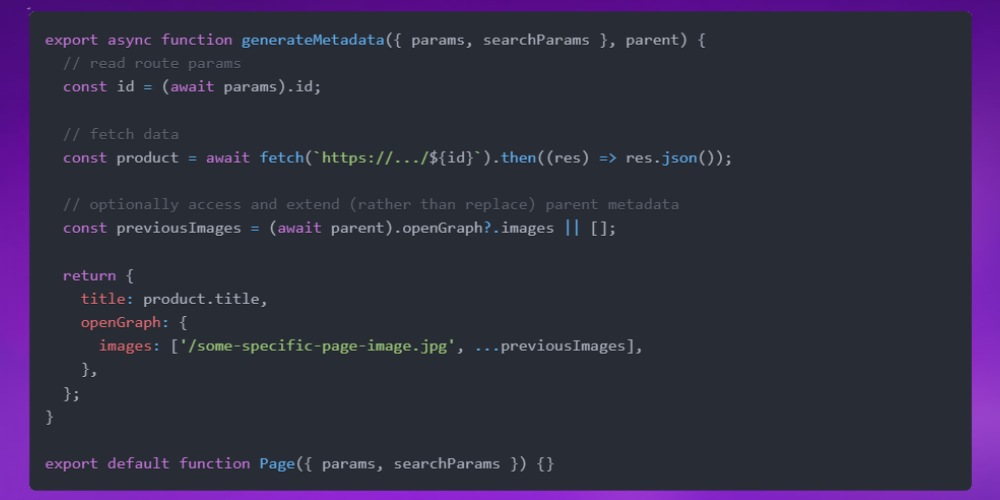 Cách tạo metadata động trong slug