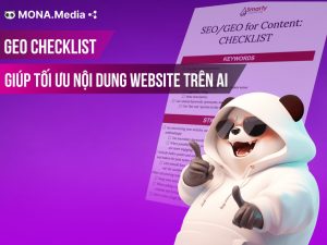 GEO Checklist giúp tối ưu nội dung website trên AI