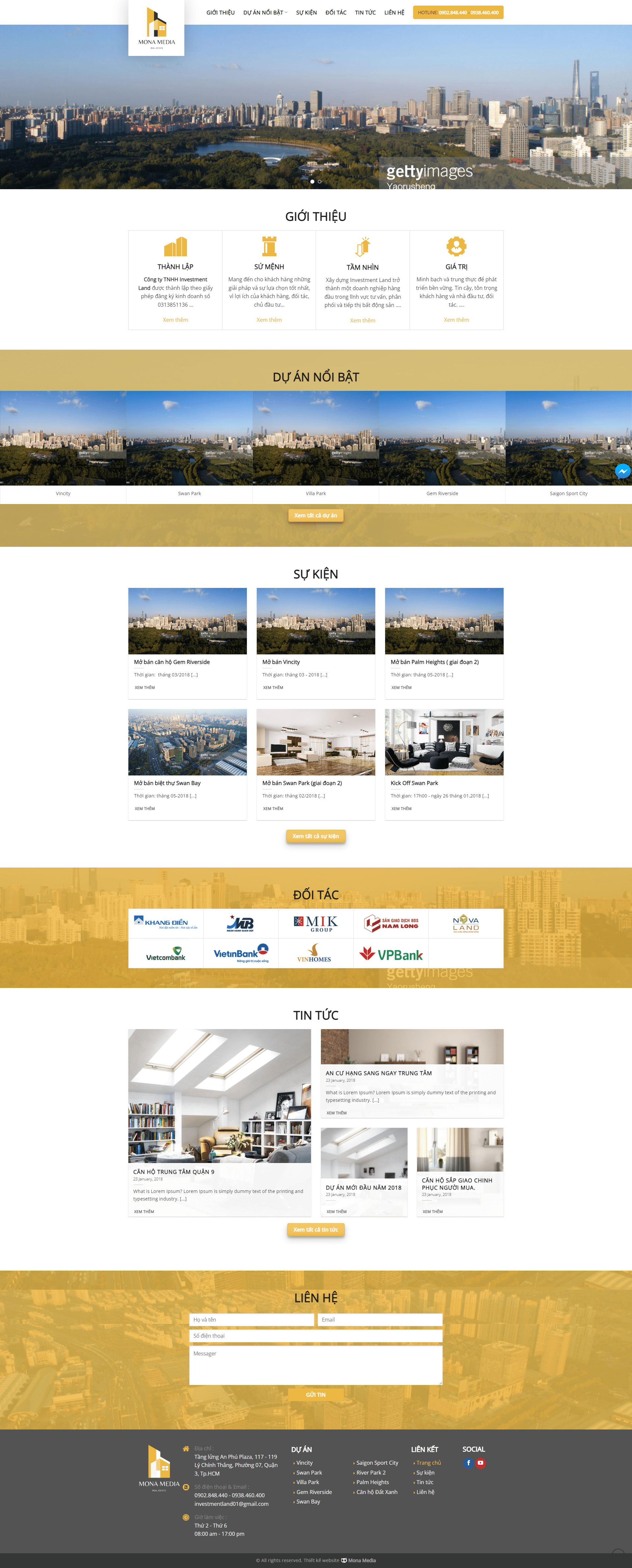 Thiết kế landing page bất động sản mua bán nhà cũ