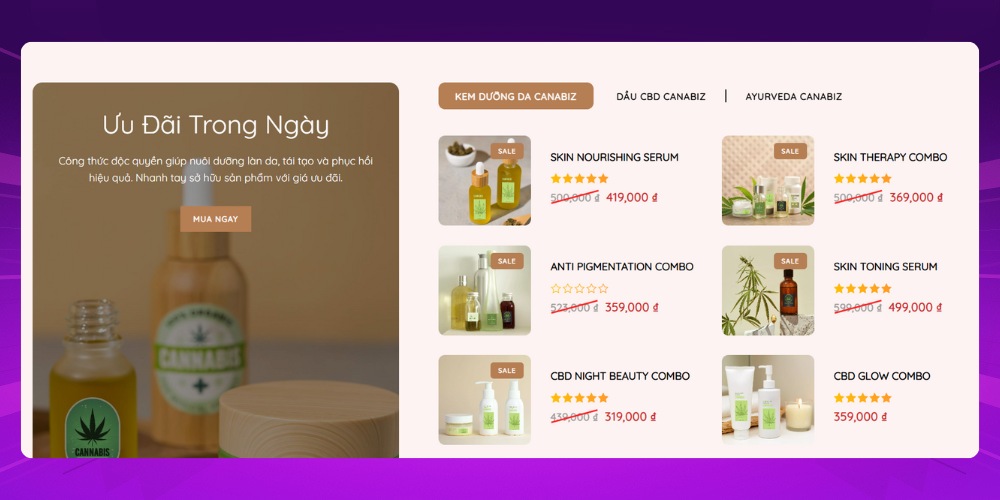 Mẫu landing page giúp thu hút khách hàng tiềm năng