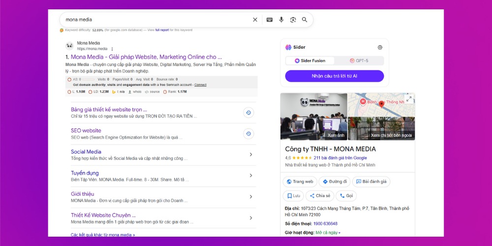 Đảm bảo Citation nhất quán khi SEO địa chỉ lên Google