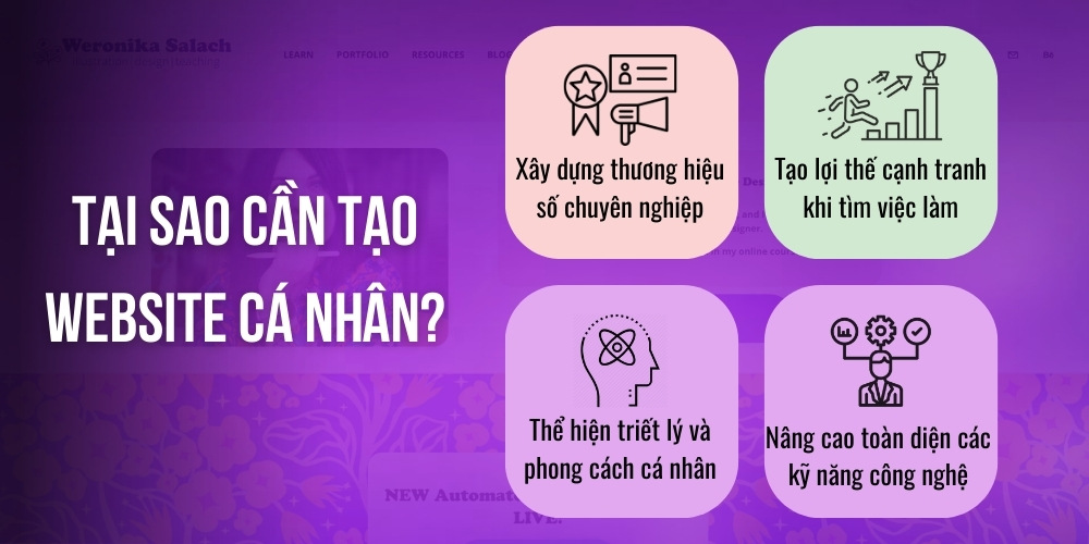 Lợi ích khi tạo website cá nhân