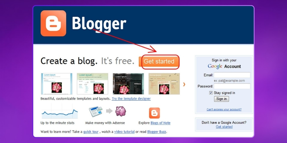 Làm web cá nhân bằng blogger