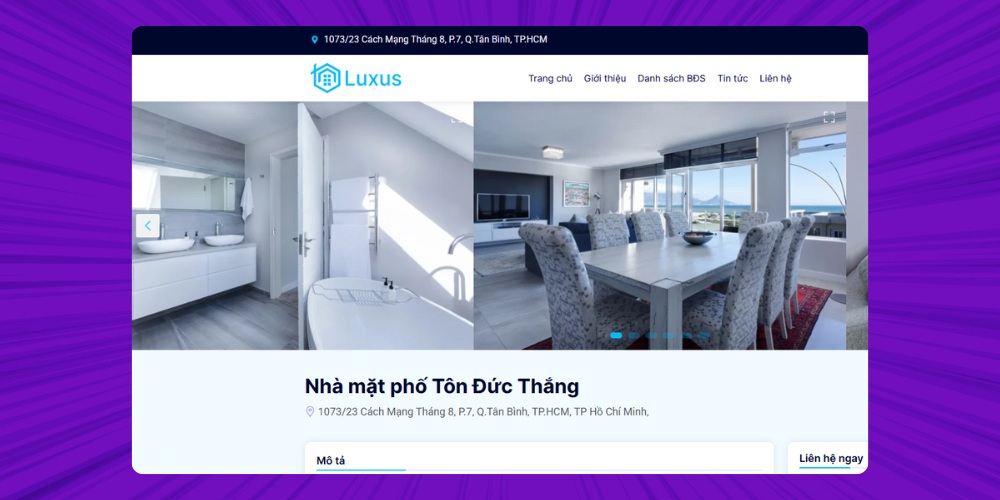 Ưu điểm của Landing Page bất động sản