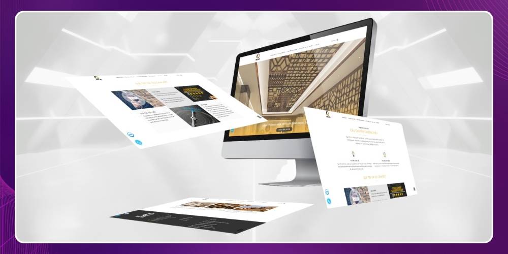 Thiết kế trang web kiến trúc giúp việc quản lý công việc trở nên thuận lợi hơn