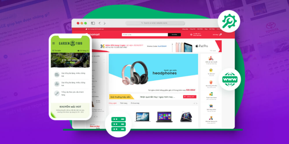 công ty thiết kế web sapo