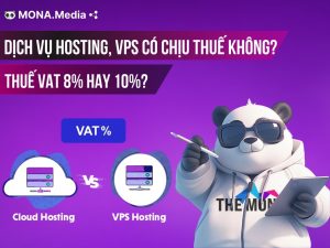 Dịch vụ Hosting, VPS có chịu thuế không? VAT 8% hay 10%?