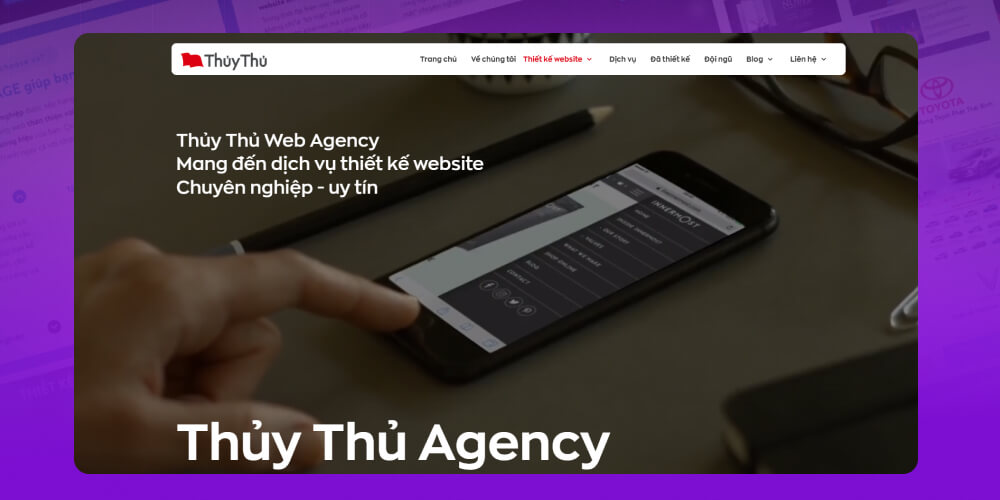 Thủy Thủ công ty thiết kế web 