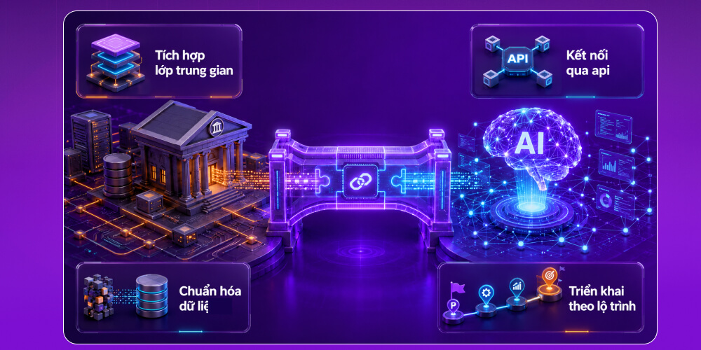 Khó tích hợp hệ thống cũ 