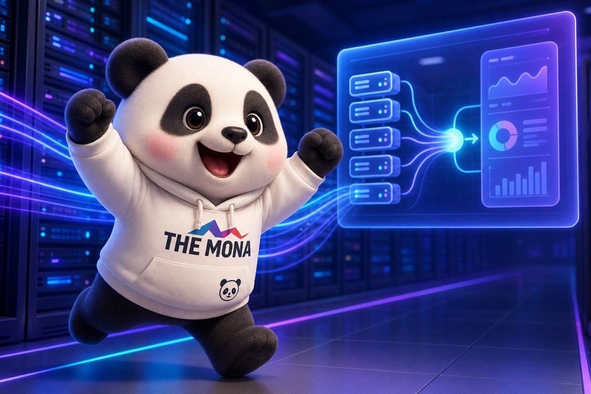 Gấu trúc nhẹ nhõm khi hiểu cách hệ thống AI phân loại khách hàng tiềm năng của MONA hoạt động.
