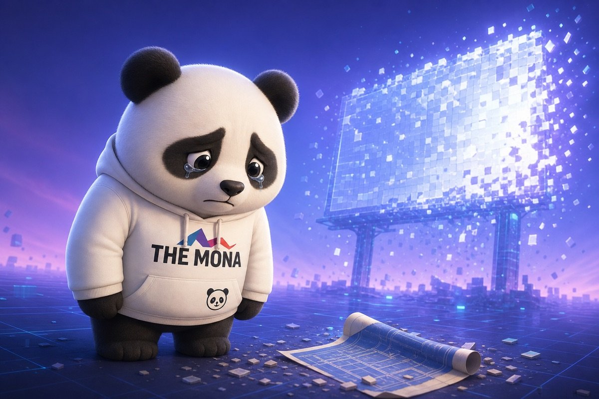Gấu MONA buồn bã nhìn vào chiến dịch quảng cáo ngắn hạn, thiếu nền tảng số bền vững từ đơn vị chạy quảng cáo Google Ads và Facebook Ads.