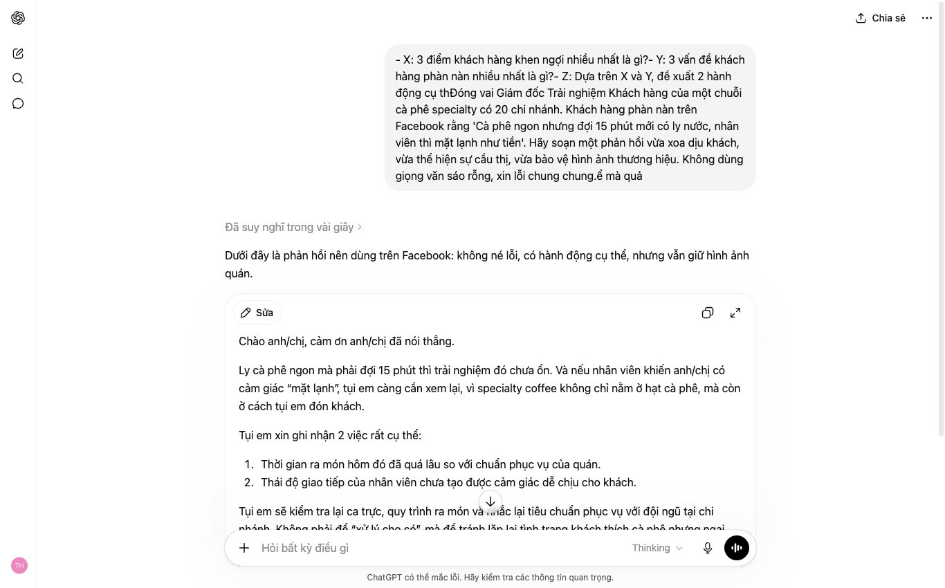 Mẹo dùng ChatGPT trên điện thoại ra lệnh theo vai trò chuyên gia để nhận câu trả lời chất lượng cao.