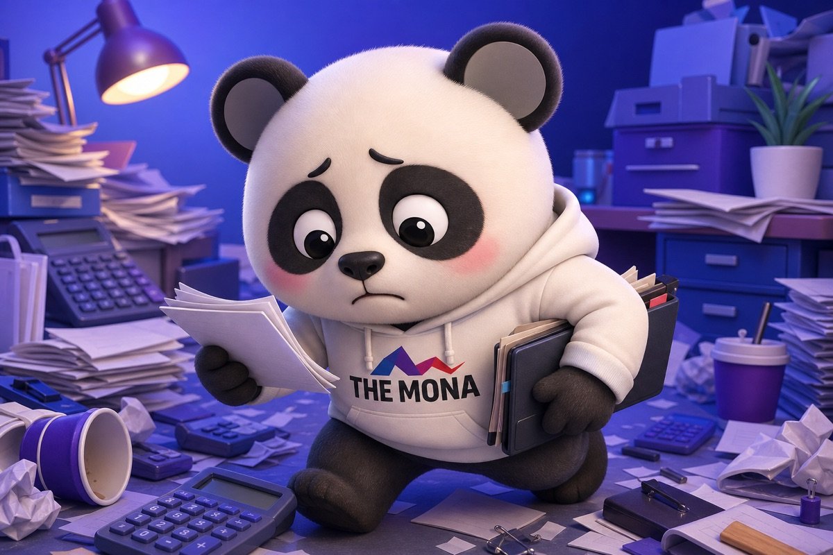 Gấu MONA rũ rượi giữa đống chi phí phát sinh khi tự xây đội AI nội bộ.