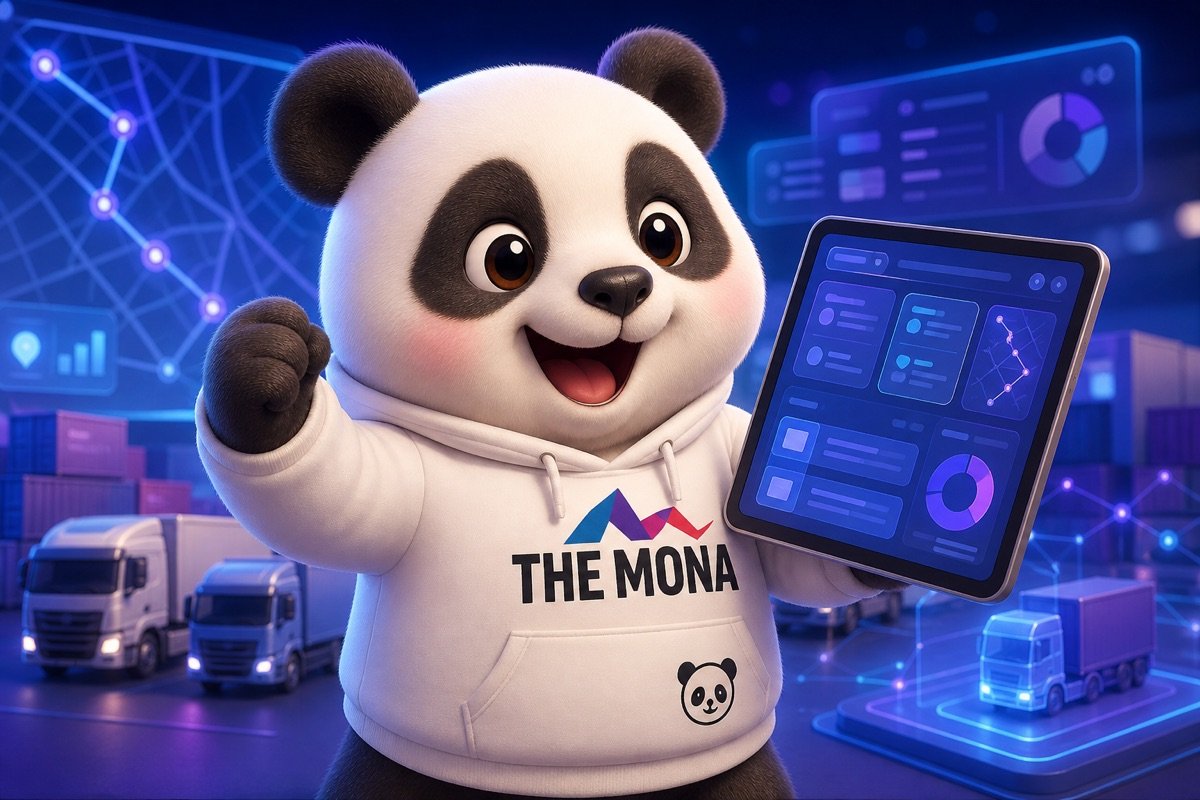 Gấu trúc ngạc nhiên khi thấy phần mềm quản lý đội xe giao hàng custom code của MONA giải quyết vấn đề.