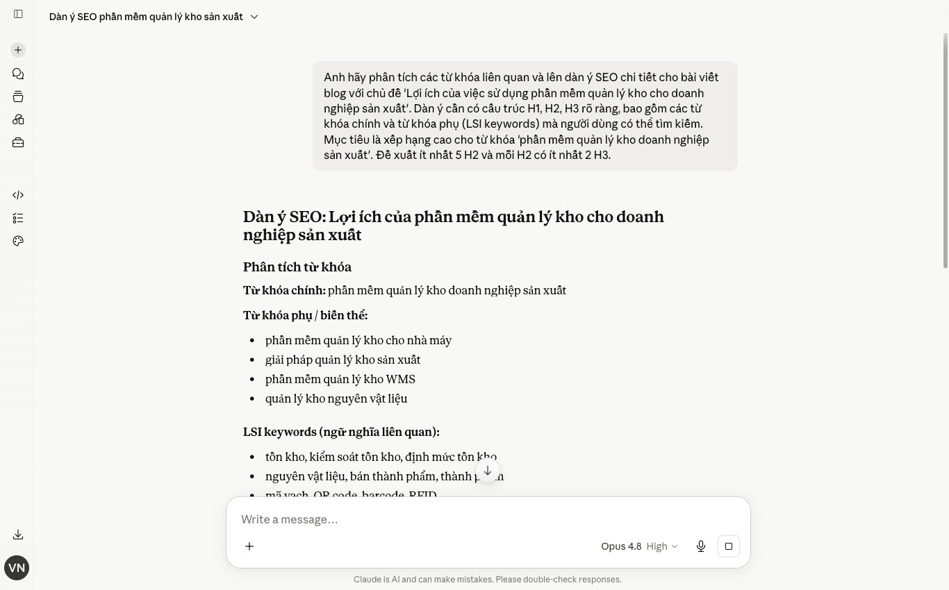 tích hợp Claude vào quy trình