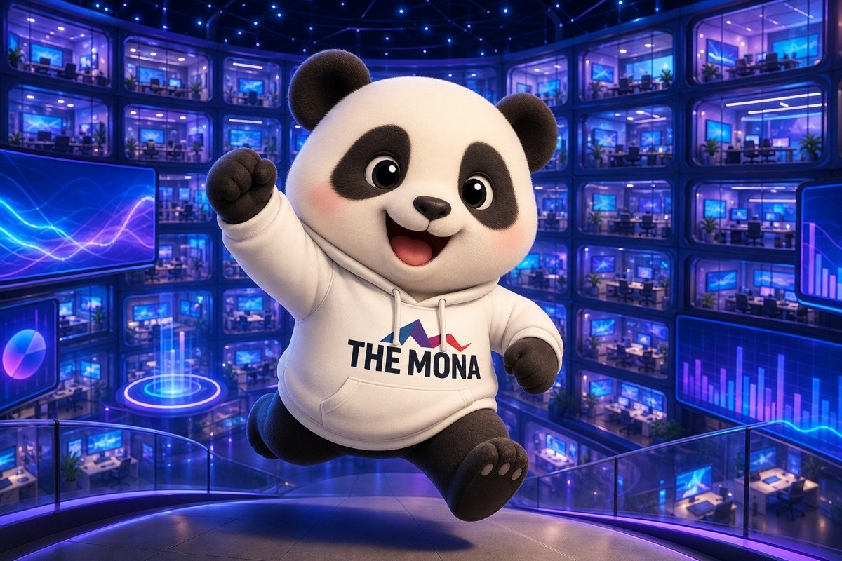 Panda vui mừng trong trung tâm đào tạo 25 chi nhánh, minh họa việc tiết kiệm hơn 800 triệu mỗi tháng nhờ phần mềm quản lý trung tâm đào tạo.