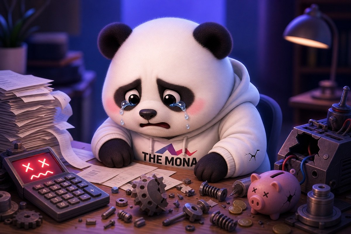 Gấu trúc lo lắng vì chi phí cao và hiệu suất thấp trước khi có phần mềm quản lý sản xuất.