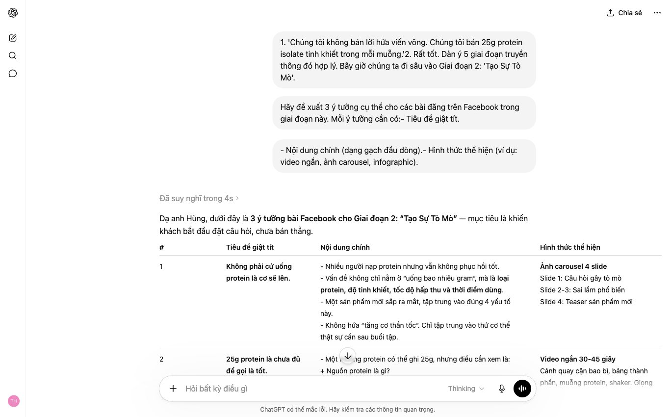 Mẹo dùng chuỗi prompt để giải quyết lỗi ChatGPT thường gặp khi xử lý các tác vụ phức tạp như lập kế hoạch.