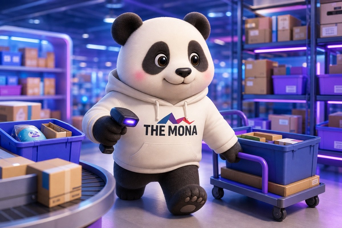 Panda quyết tâm di chuyển từng bước trong cửa hàng bán lẻ, hướng dẫn nhân viên quy trình tự động hóa mới, cho thấy cách MONA giúp giải quyết vấn đề nhân viên chống đối tự động hóa.