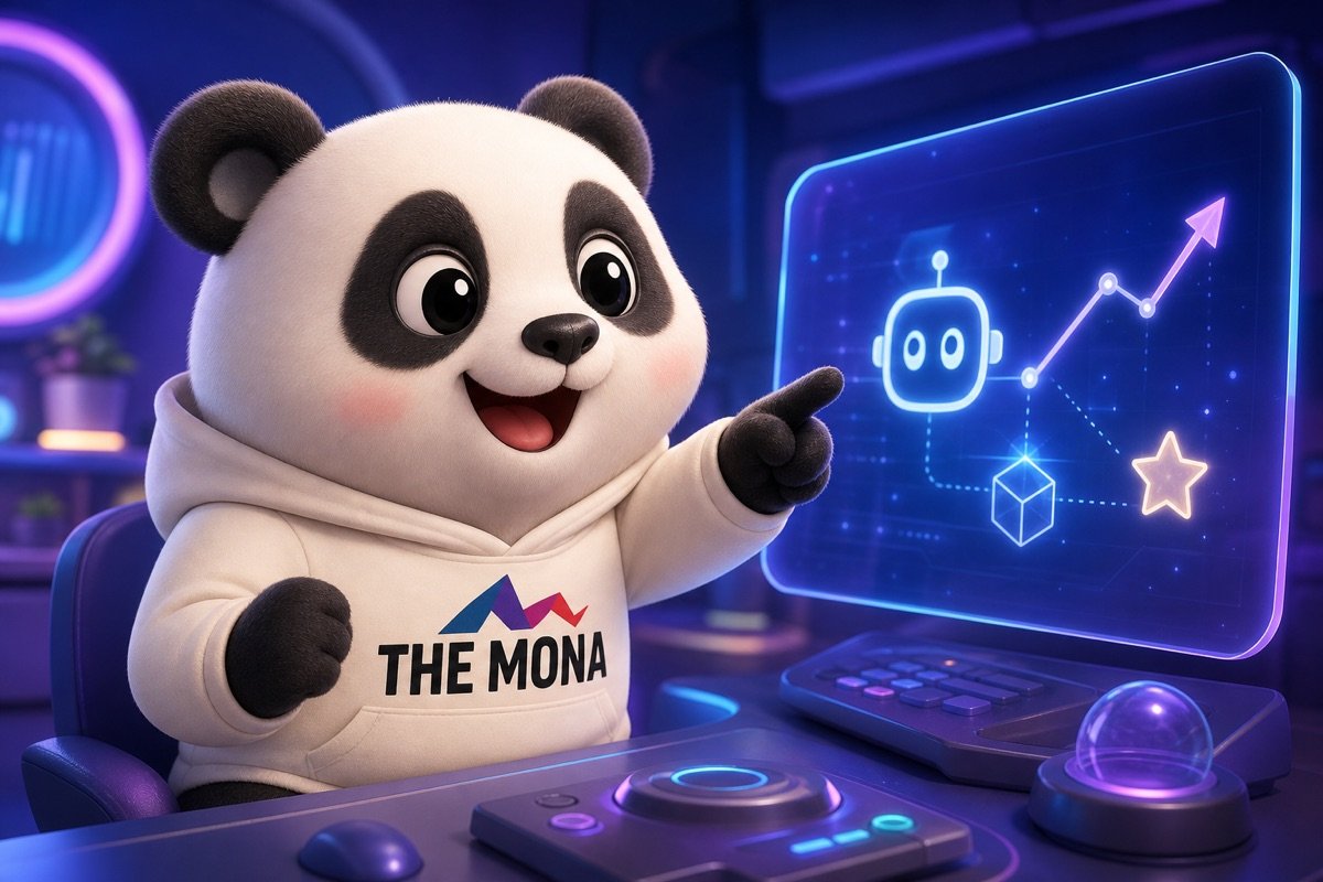 Panda vui mừng khám phá giá trị thực của AI Agent trên màn hình.